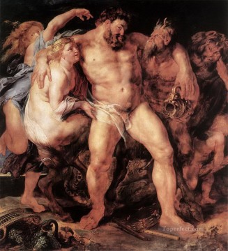 Pedro Pablo Rubens Painting - El Hércules borracho Peter Paul Rubens
